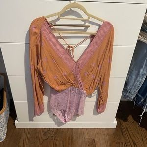 NWT Free People Bodysuit